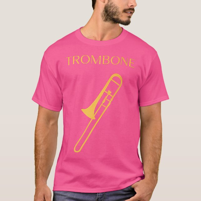 Wo Trombone Band Symphony Orchestra Trombone T-Shirt (Front)