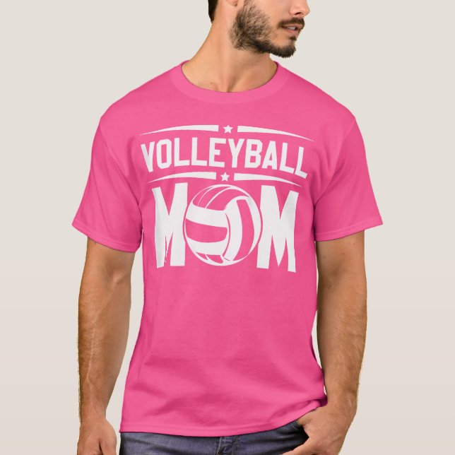 Wo Volleyball Mum T-Shirt (Front)