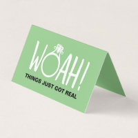 Woah Save the Date Photo Card