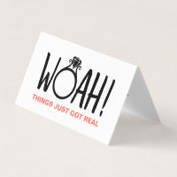Woah Save the Date Photo Card