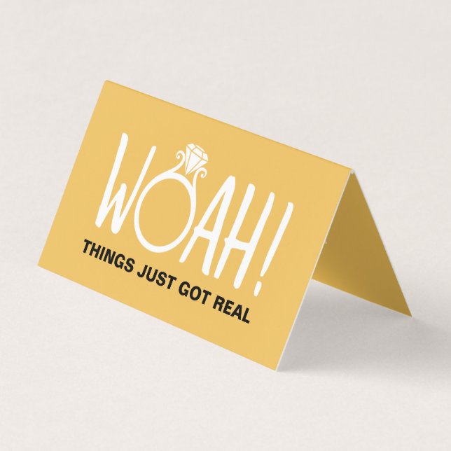 Woah Save the Date Photo Card (Front)