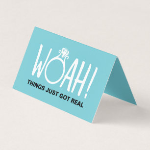 Woah Save the Date Photo Card