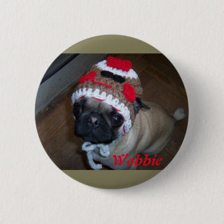 Wobbie Bear 6 Cm Round Badge