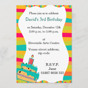 Wobbly Kids Party Invitation