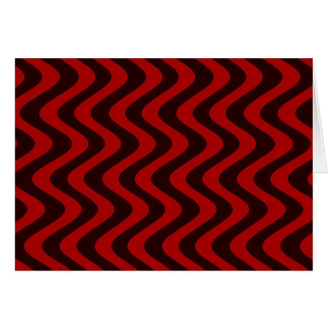 Wobbly Waves (Black/Red) (Front Horizontal)