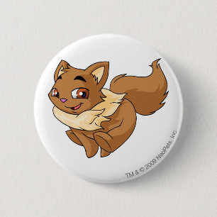 Wocky Brown 6 Cm Round Badge