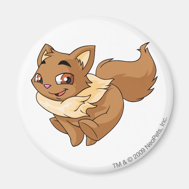 Wocky Brown Magnet (Front)