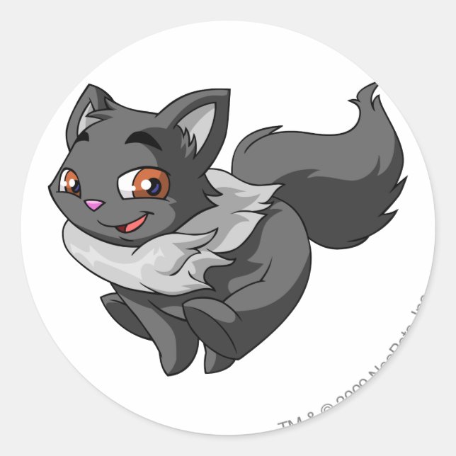 Wocky Shadow Classic Round Sticker (Front)