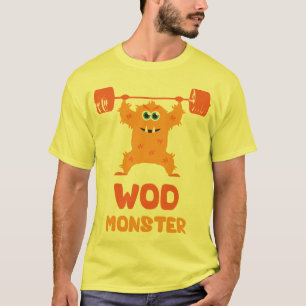 WOD Monster (Cute Barbell Snatch Monster) T-Shirt