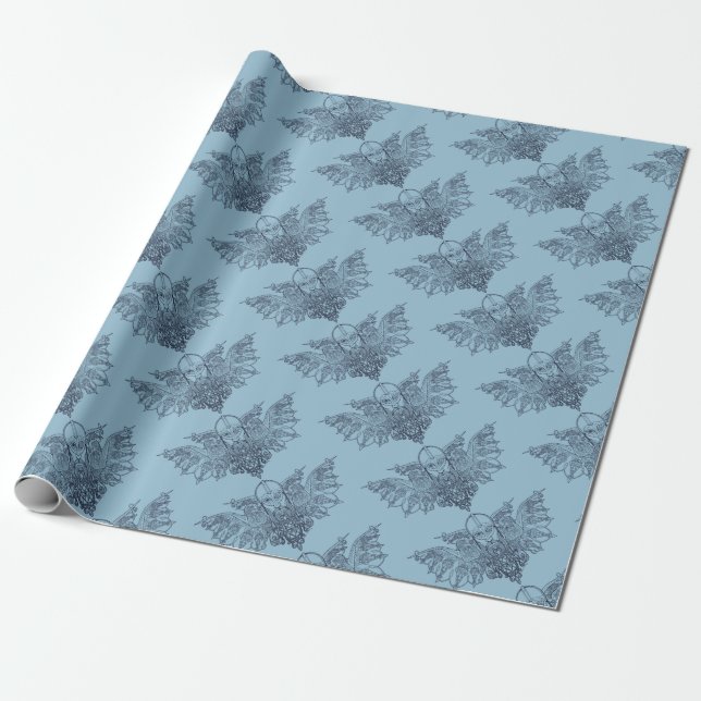 Woden: Raven God Wrapping Paper (Unrolled)