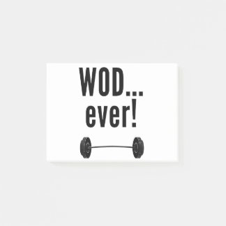 WODever! - Crossfit-Inspired Novelty Gifts Post-it Notes