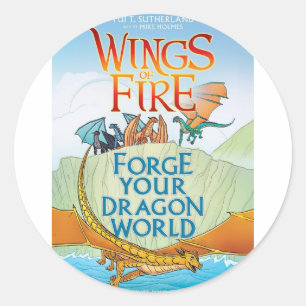 WOF Forge Your Own Dragon World Classic Round Sticker