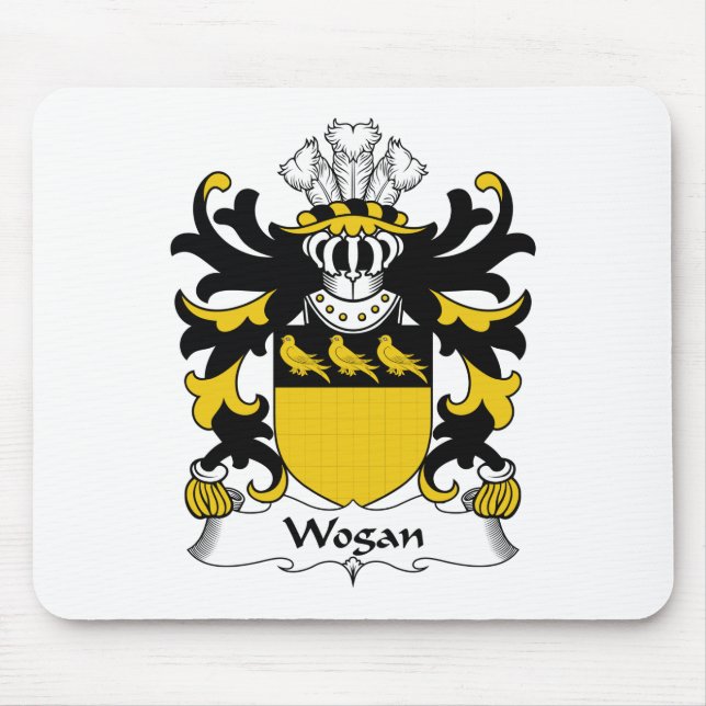 Wogan Family Crest Mouse Pad (Front)