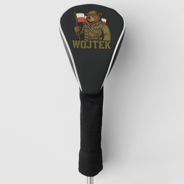Wojtek the Bear Golf Head Cover (Front)