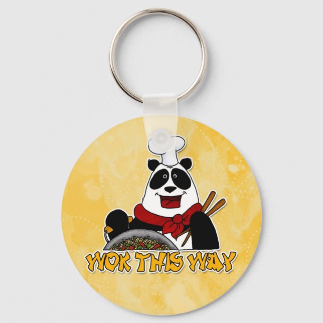 wok this way key ring (Front)