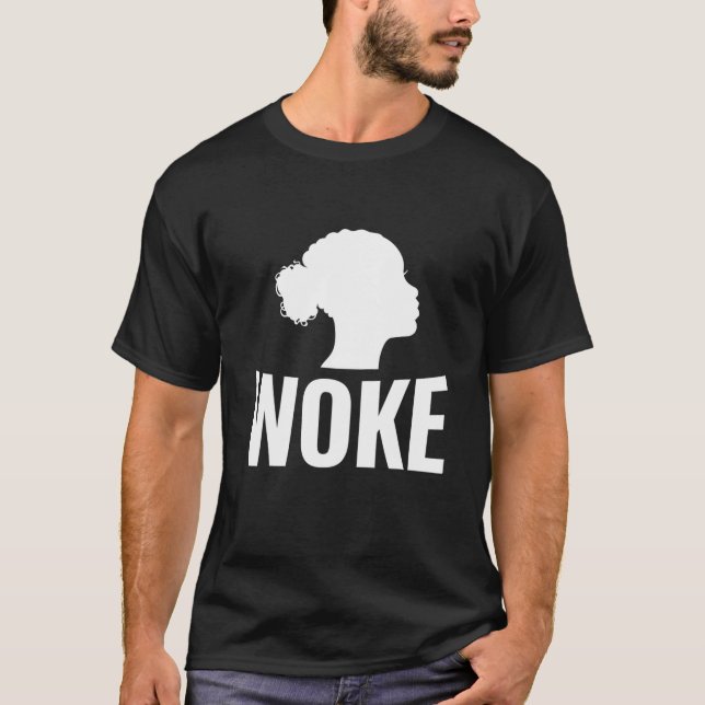 Woke AF Knowledge And Equality Stay Woke Gift T-Shirt (Front)