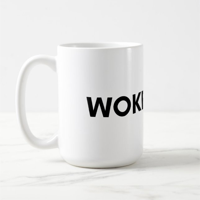 woke coffee mug (Left)