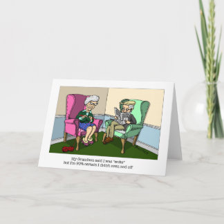 Woke Grandma greeting card