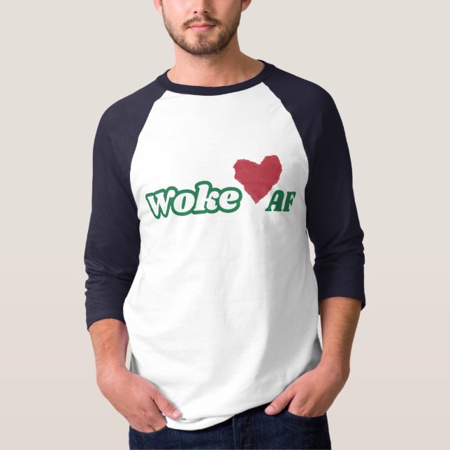 Woke Raglan Women's T T-Shirt (Front)