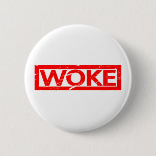 Woke Stamp 6 Cm Round Badge