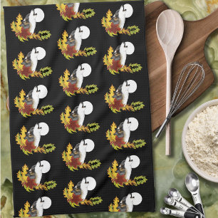 Wold Howling Moon Tea Towel