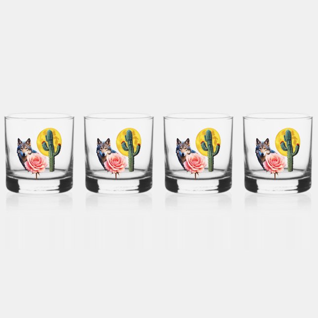 Wolf14: Whiskey Glass (Front)