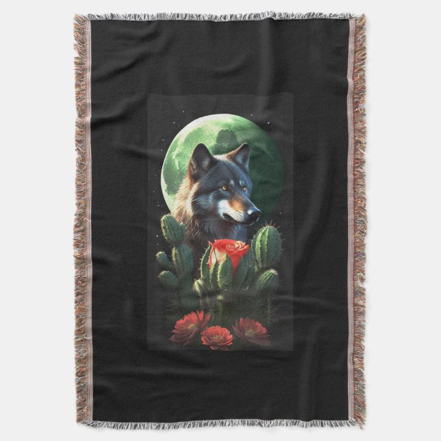 Wolf19: Throw Blanket (Front Vertical)