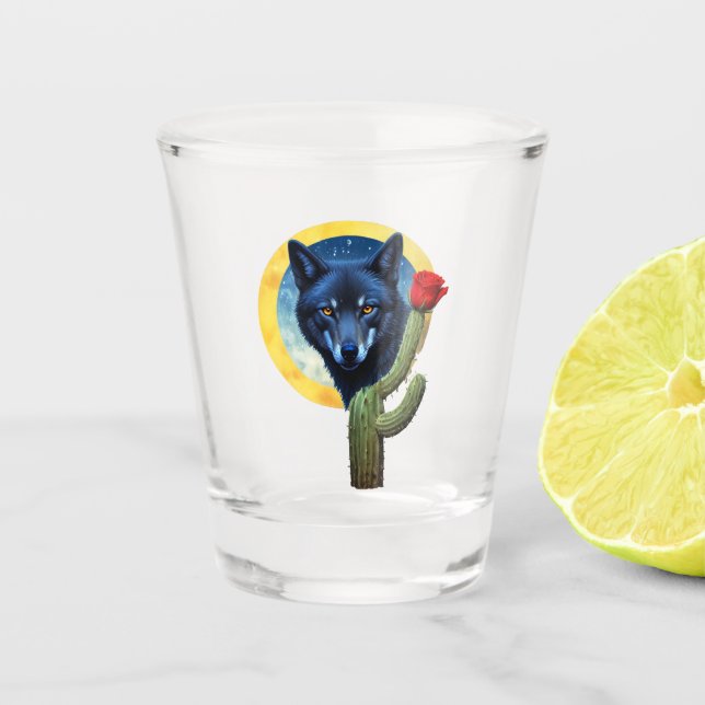 Wolf20: Shot Glass (Front)