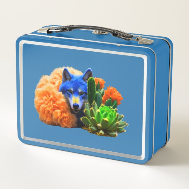 Wolf22: Metal Lunch Box (Back)