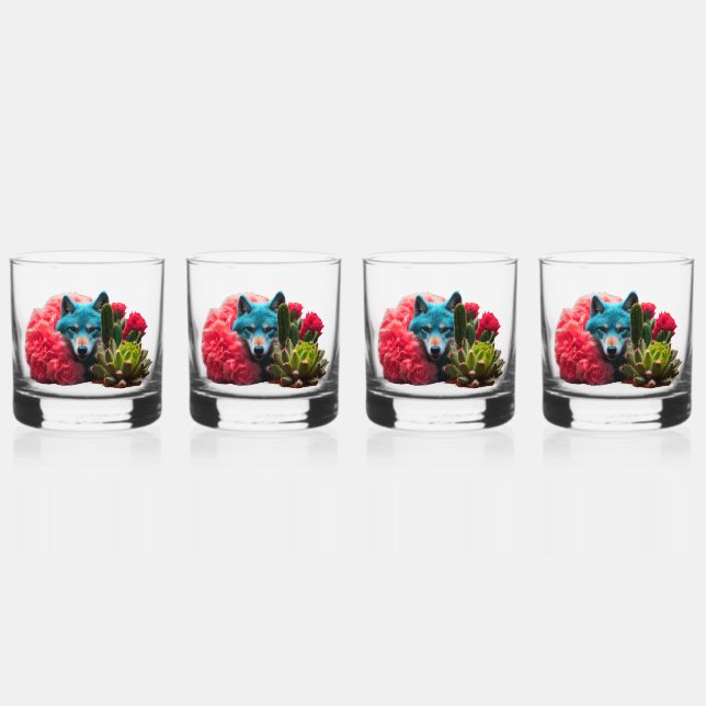 Wolf22: Whiskey Glass (Front)