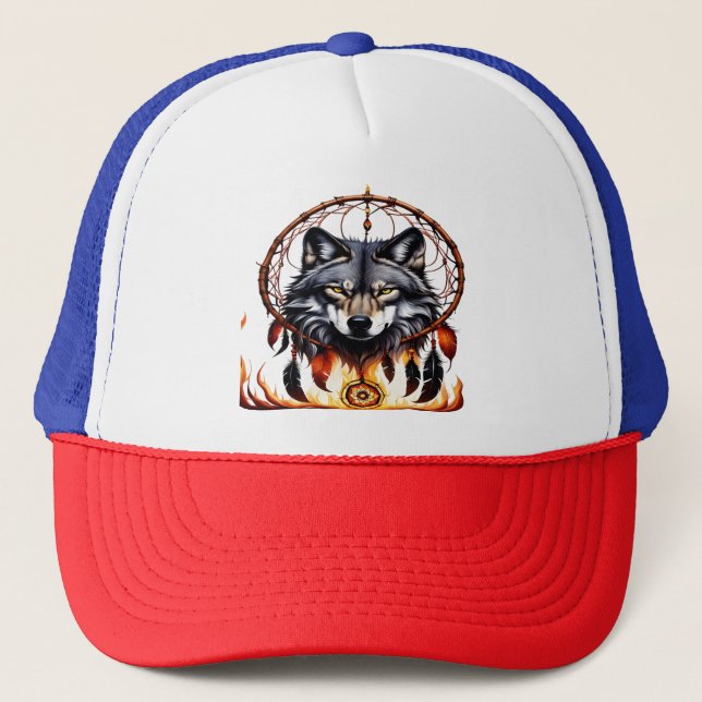 Wolf 02 trucker hat (Front)