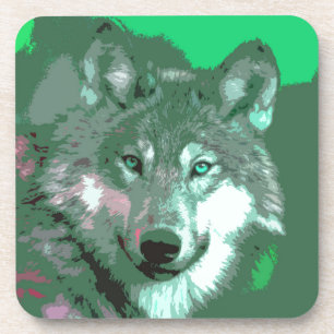 Wolf 048 coaster