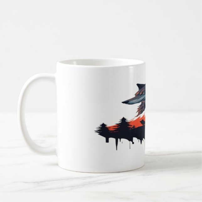 Wolf 07 coffee mug (Left)