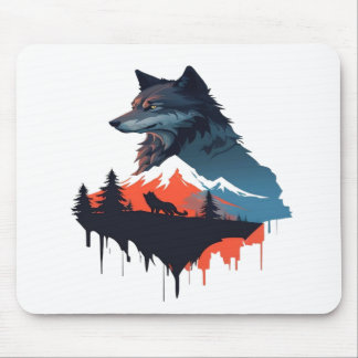Wolf 07 mouse pad