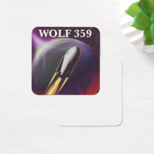 Wolf 359 "for an Adventure" Space travel poster