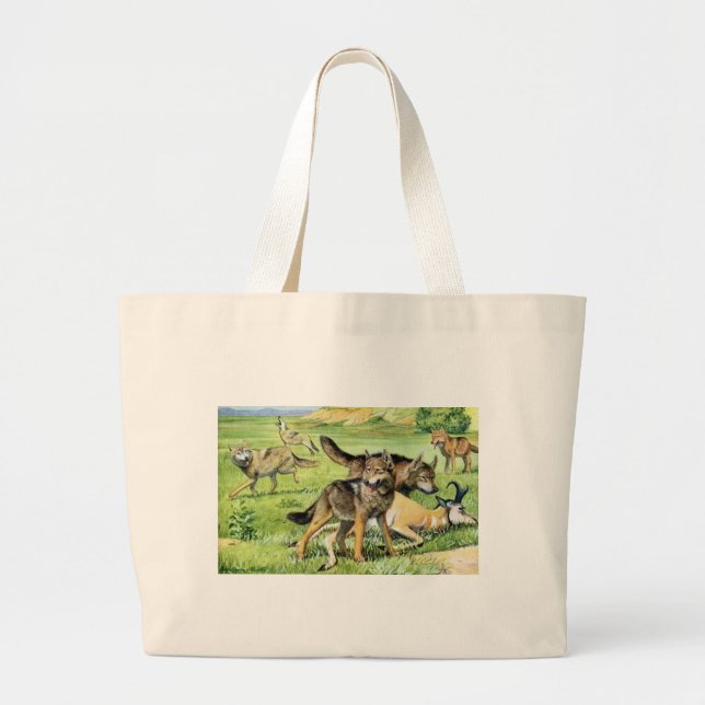Wolf and Coyote Bag (Front)