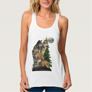 Wolf and Moon Singlet