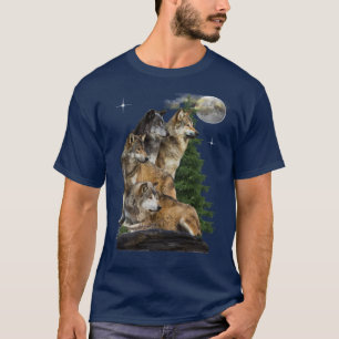 Wolf and Moon T-Shirt