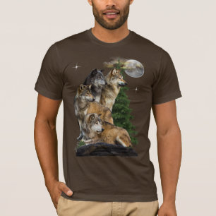 Wolf and Moon T-Shirt