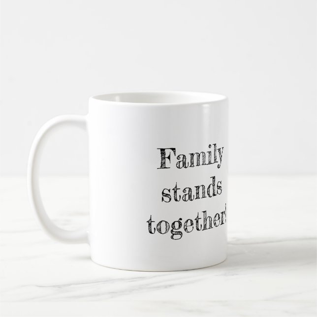Wolf and raven coffee mug (Left)