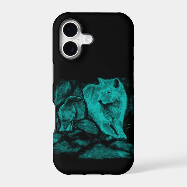 Wolf and Raven in the Night (Back)
