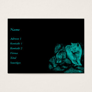 Wolf and Raven in the Night