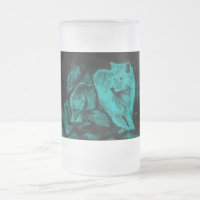 Wolf and Raven in the Night