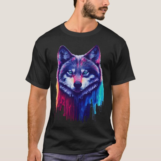 Wolf Animal for Wolf  Wolf Canis lupus wolfdog  1 T-Shirt (Front)