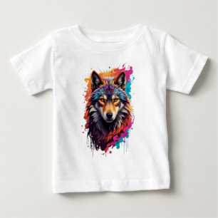 Wolf Animal Logo Design-87694 Baby T-Shirt
