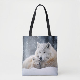 Wolf Animal Wild Beauty Freedom Wilderness Art Tote Bag