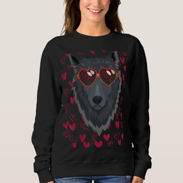 Wolf Animal   Wolves Sweatshirt (Front)