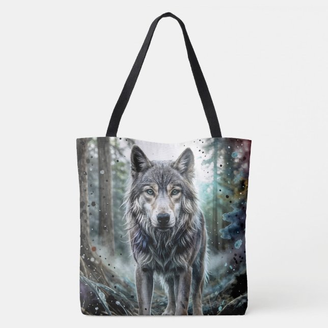  Wolf Annimal Tote Bag (Back)