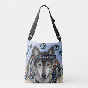  Wolf Art Crossbody Bag