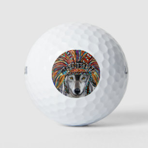 Wolf Art Golf Balls